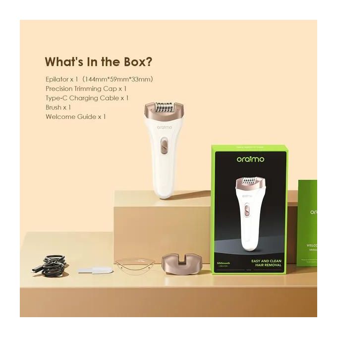 Oraimo Silksmooth Women's Electric Hair Removal Epilator thumbnail 5