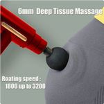 Sturdy Handheld Deep Tissue Fascia Massage Gun (4 Massage Heads) thumbnail 4