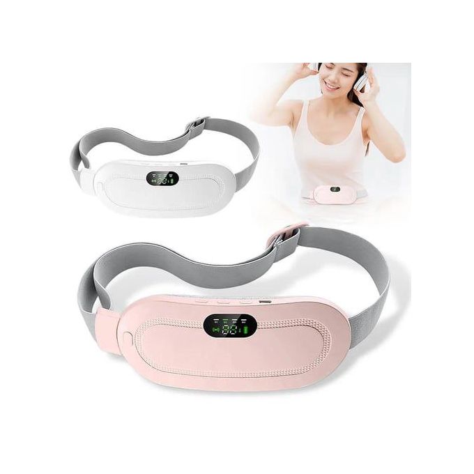Rechargeable Usb Period Cramps Pain Relief Belt Massager