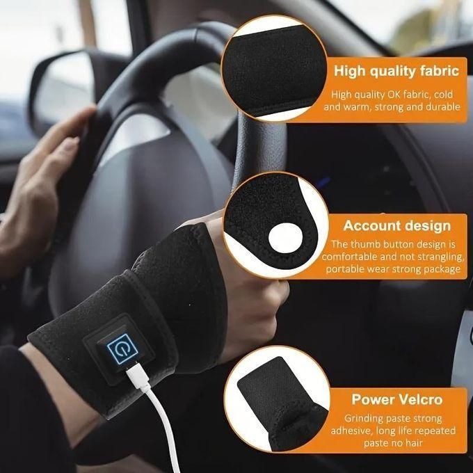 Usb Heated Wristband With Support Strap thumbnail 3