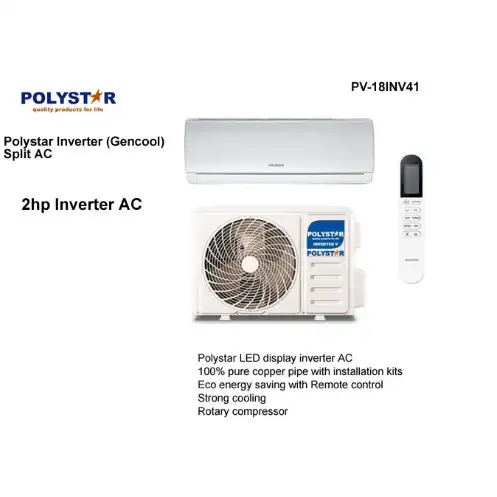 Polystar 2Hp Split Inverter Air Conditioner