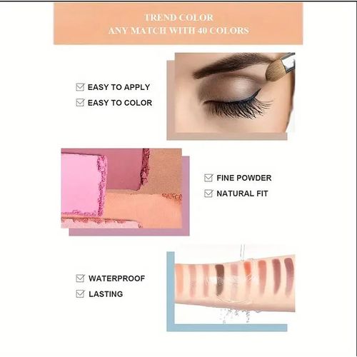 Shimmer & Glitter Eyeshadow Palette Set thumbnail 4