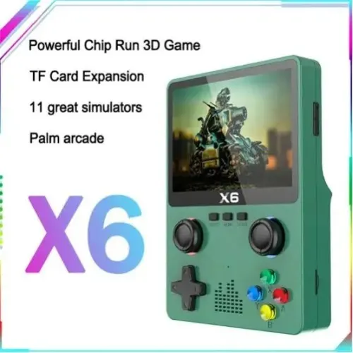 X6 Retro Handheld Game Console (32Gb, Black)