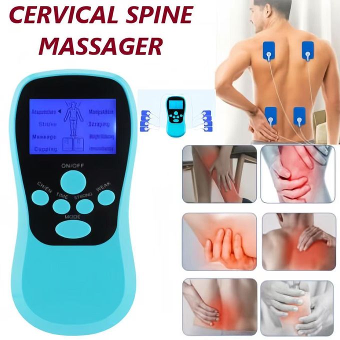 Dual-Channel Electric Pulse Tens Machine And Full-Body Microcurrent Massager