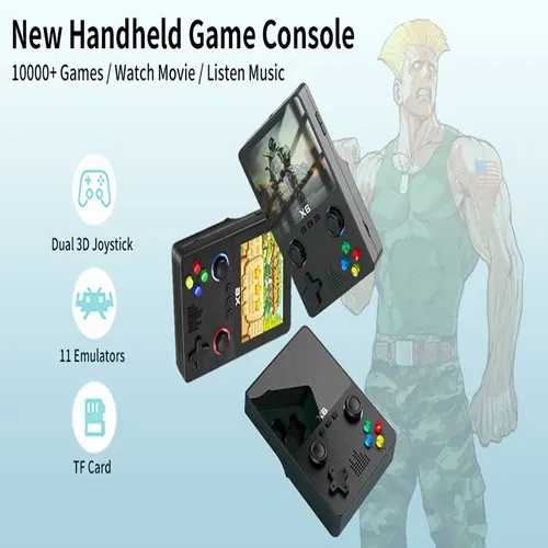 X70 Handheld Retro Game Console (7.0-Inch Screen, Dual 3D Joysticks, 1000+ Built-In Games) thumbnail 5