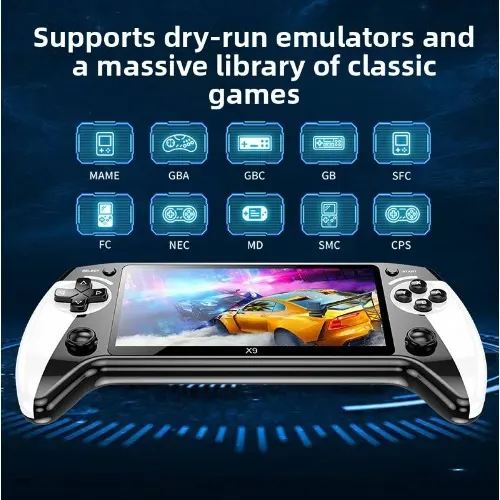 X9 Retro Handheld Game Console (5.5-Inch Hd Ips Screen, Tv Connect) thumbnail 2