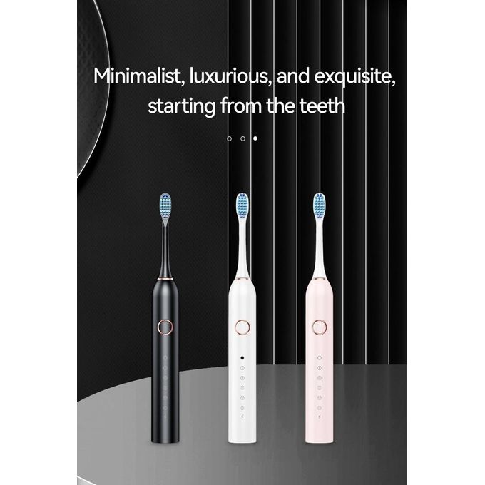 Deep Clean Fully Automatic 4-Wave Soft-Bristled Intelligent Electric Toothbrush (Black) thumbnail 4