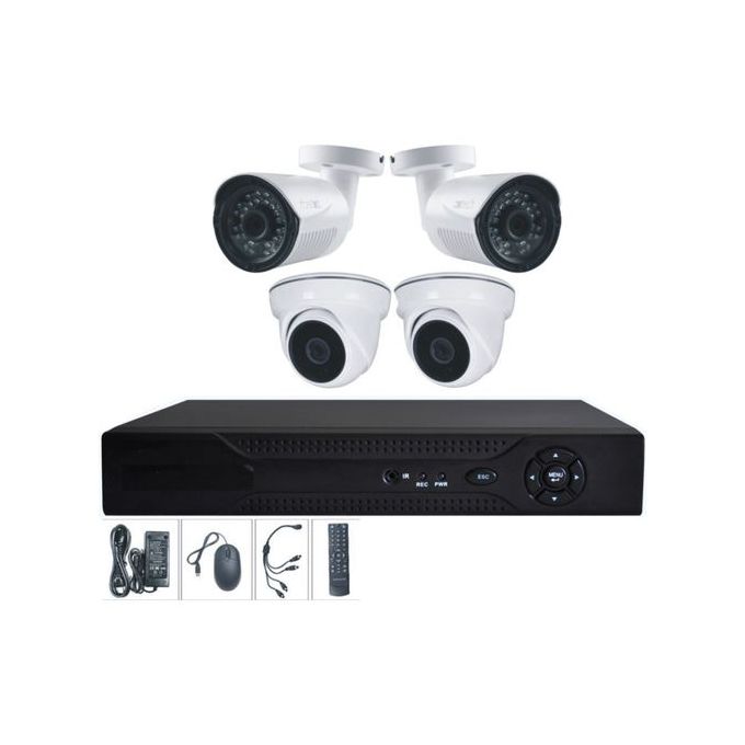 Cctv 2.0Mp Ahd Cameras & 4-Channel 1080N Ahd Dvr Security System