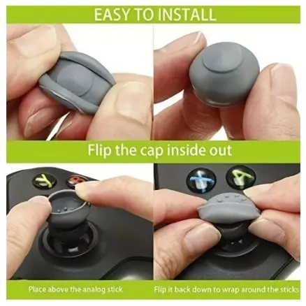 Game Controller Thumb Grip Cover (Random Colors, 4-Pack) thumbnail 3