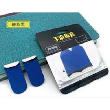Game Controller Finger Thumb Sleeve - Anti-Sweat Breathable - Blue thumbnail 2