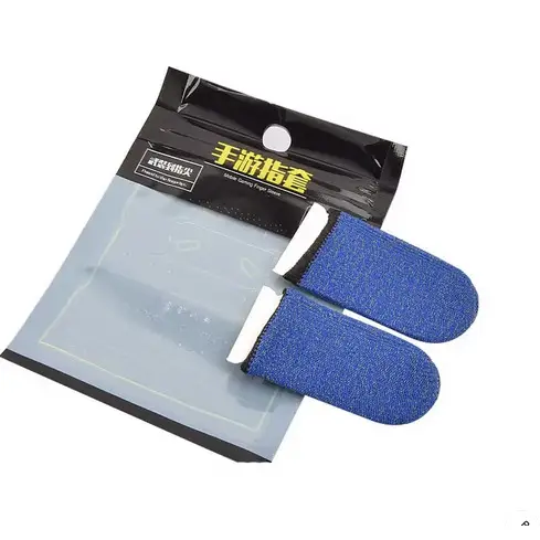 Game Controller Finger Thumb Sleeve - Anti-Sweat Breathable - Blue