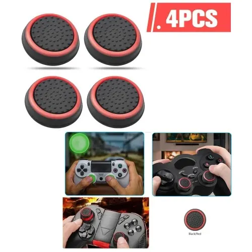 Game Controller Thumb Grip Cover (4-Piece Set)