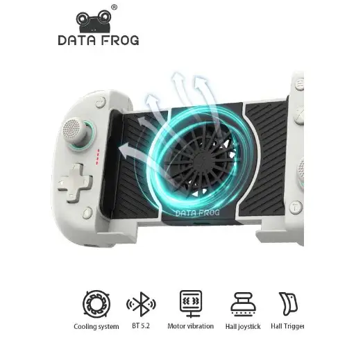 Data Frog X3 Wireless Bluetooth Game Controller (White Edition)
