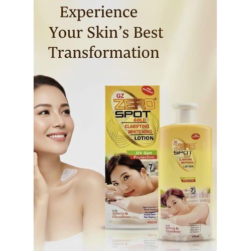 Zero Spot Gold Body Clarifying Whitening Lotion Two Packs