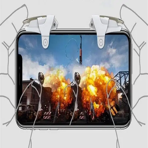 Mobile Game Controller [L1+R1] Trigger Aim Button For Mobile Phones thumbnail 2