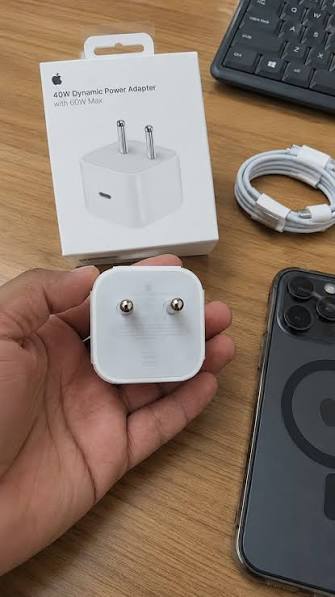 Iphone 40W Dynamic Power Adapter With 60W Max With 60W Charging Cable (1M) thumbnail 4