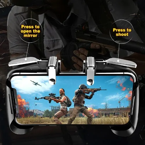Mobile Game Controller Sensitive Shoot & Aim Button Physical L1R1 Trigger thumbnail 3