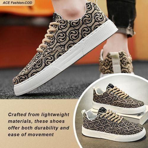 Ashion Big Size Men's Retro Canvas Skate Shoes thumbnail 3