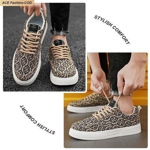 Ashion Big Size Men's Retro Canvas Skate Shoes thumbnail 2