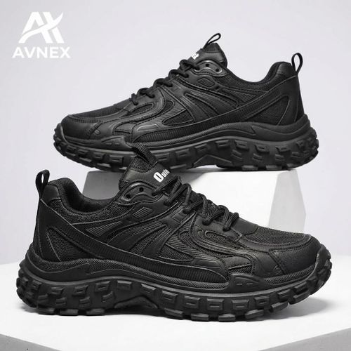 Avnex New Men's Fashion Sneakers Black