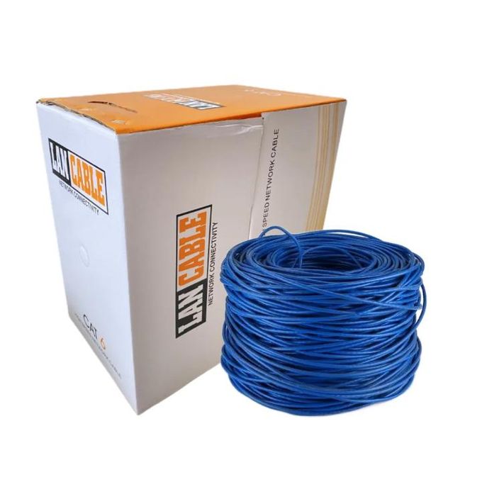Cat6 High-Speed Network Cable For Cctv (100% Copper) - 305M Roll