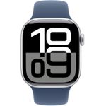 Apple Watch Series 10 Gps 42 Mm Smartwatch - Silver Aluminium Case - Denim Sport Band - M/L thumbnail 2