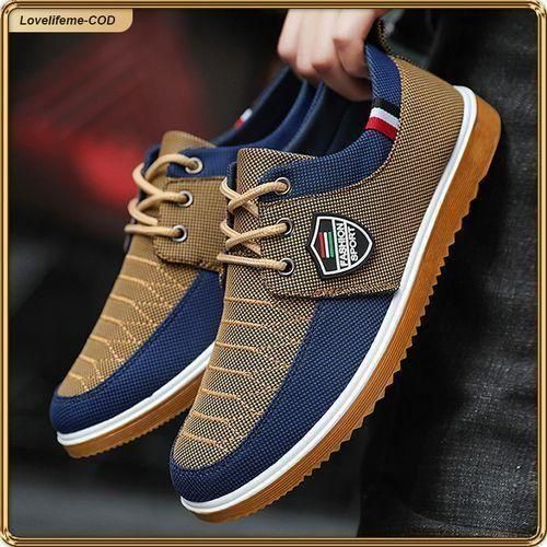 Ashion Big Men's Canvas Casual Sneakers