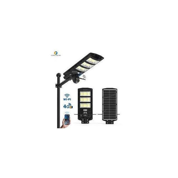 Solar Street Light With Integrated 360° Ptz Cctv Camera (Includes Free Mounting Pole)