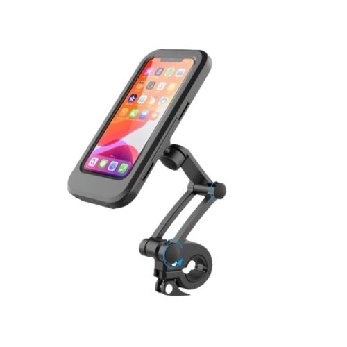 Motorcycle Phone Holder Waterproof Shock Resistant 360 Degree Rotation Bike Phone Holdersuitable For Phones Ranging From 5 Inches To 7 Inches