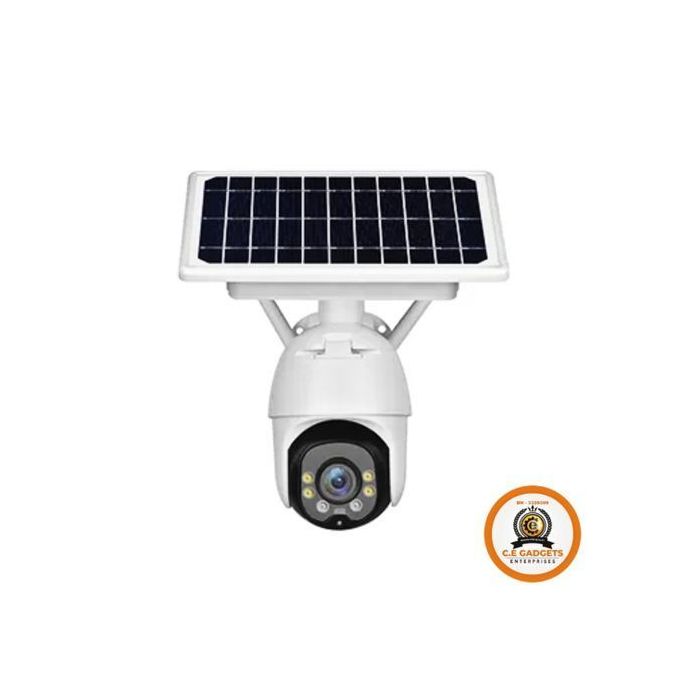 Solar-Powered 4G Sim Card Ptz Wireless Cctv Camera thumbnail 2