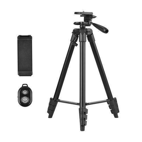Super Portable Tripod Stand 1.35M Height With Phone Clamp Remote
