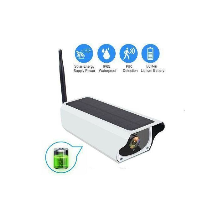Outdoor Wifi 3Mp Solar-Powered Battery Security Bullet Cctv Camera
