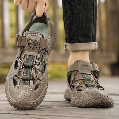 Vanhuhu Breathable Sandals Slippers Brown