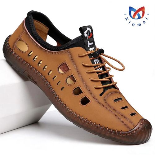 Stylish Breathable Men's Hiking & Beach Sandals Brown