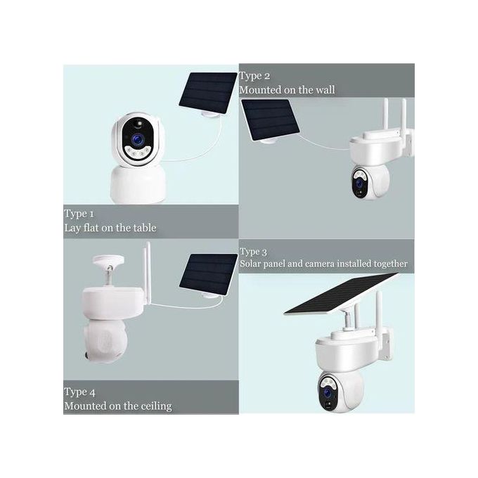4G Sim Wireless Solar-Powered Ptz Outdoor Security Camera thumbnail 3