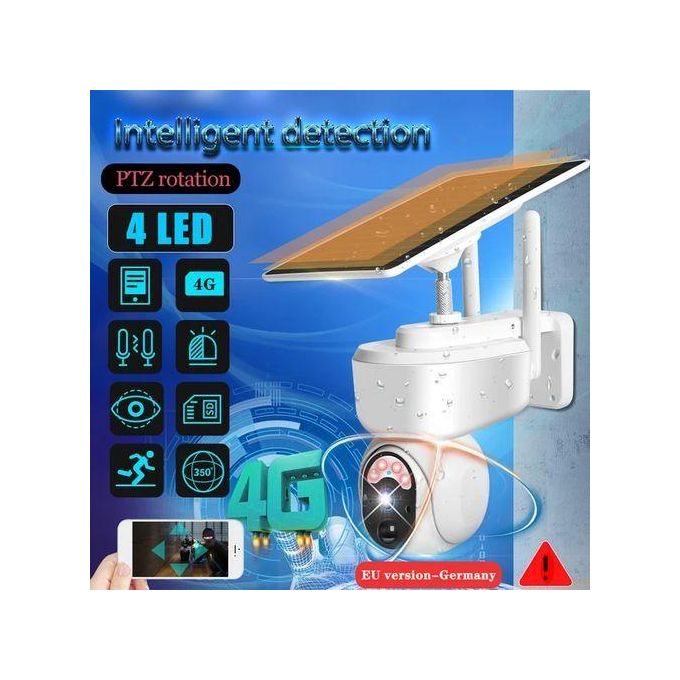 4G Sim Wireless Solar-Powered Ptz Outdoor Security Camera thumbnail 4