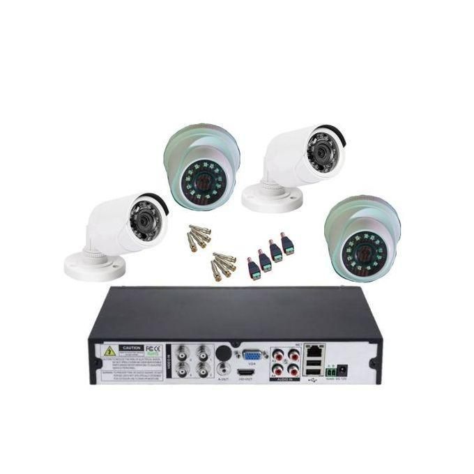 4-Channel Cctv Security Kit (2 Indoor + 2 Outdoor Cameras + Dvr)