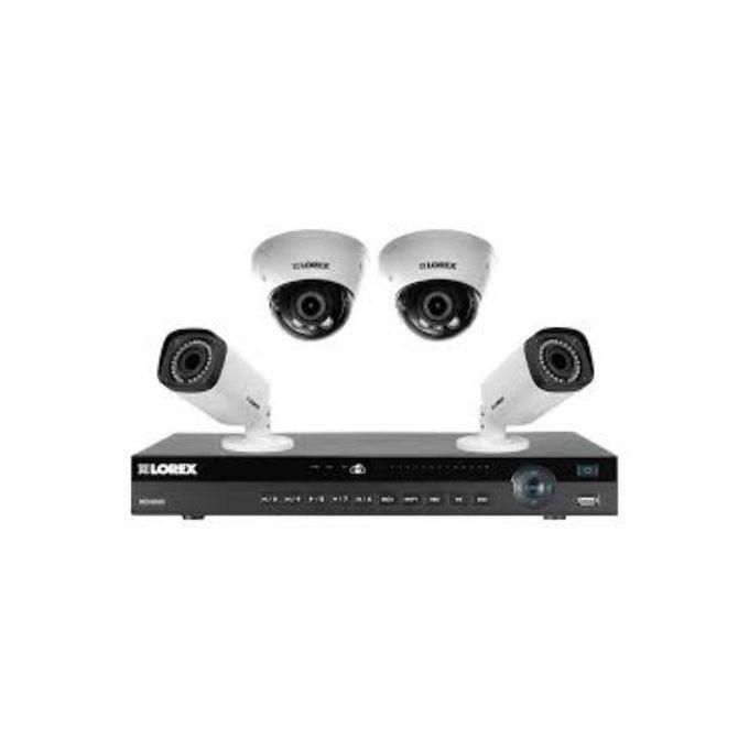High Standard 1080P Ahd Cctv Kit (2 Indoor + 2 Outdoor Cameras + 4-Channel Dvr)