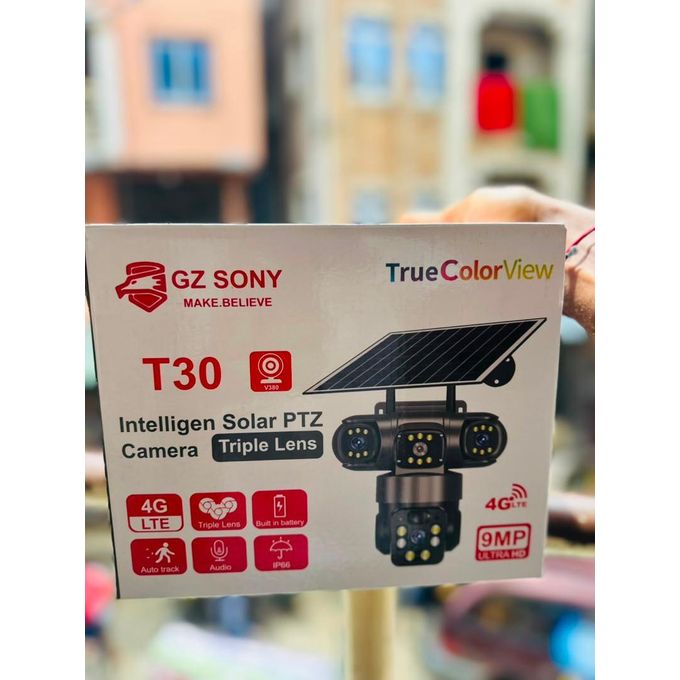 Gz Sony T30 Solar 4G Lte Ptz Camera (9Mp Triple Lens) thumbnail 3