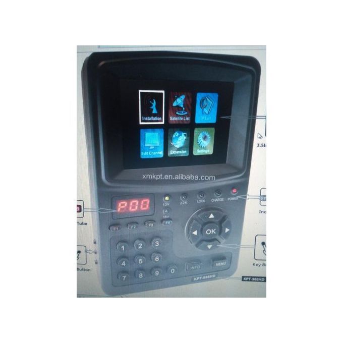Kpt 968Hd Mpeg4 H.265 Sat Finder & Cctv Multifunction Monitor