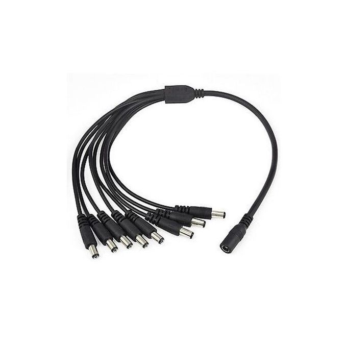 8-Way Cctv Camera Power Adapter Supply Splitter (5 Pieces Pack)
