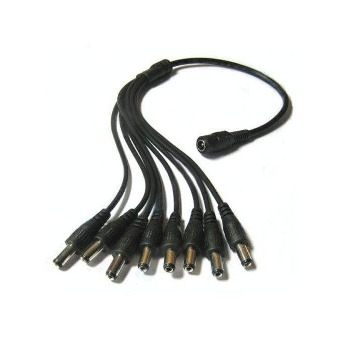 8-Way Cctv Camera Power Adapter Supply Splitter (5 Pieces Pack) thumbnail 2
