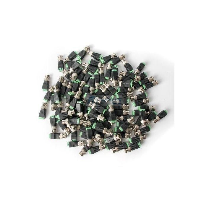 Bnc Male Video Balun Terminal Connector For Cat5/Cat6 Cable (50-Piece Pack) thumbnail 2