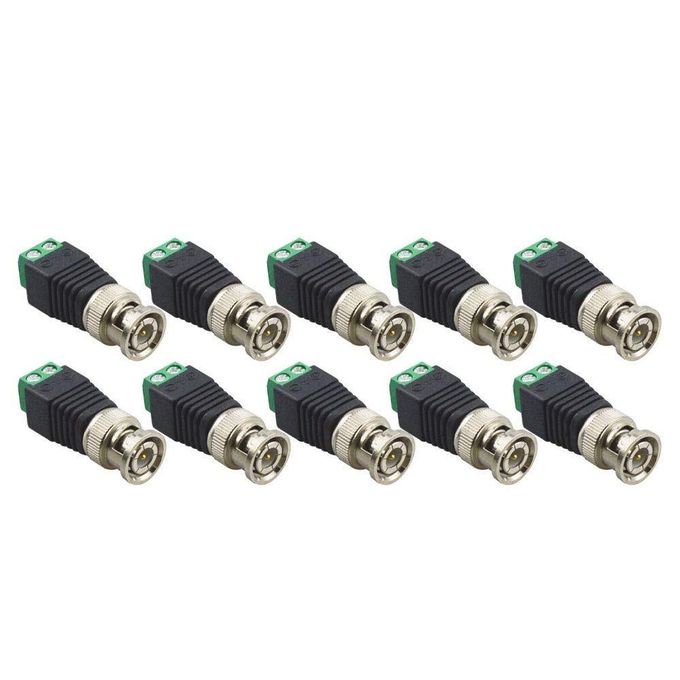Bnc Male Video Balun Terminal Connector For Cat5/Cat6 Cable (50-Piece Pack)