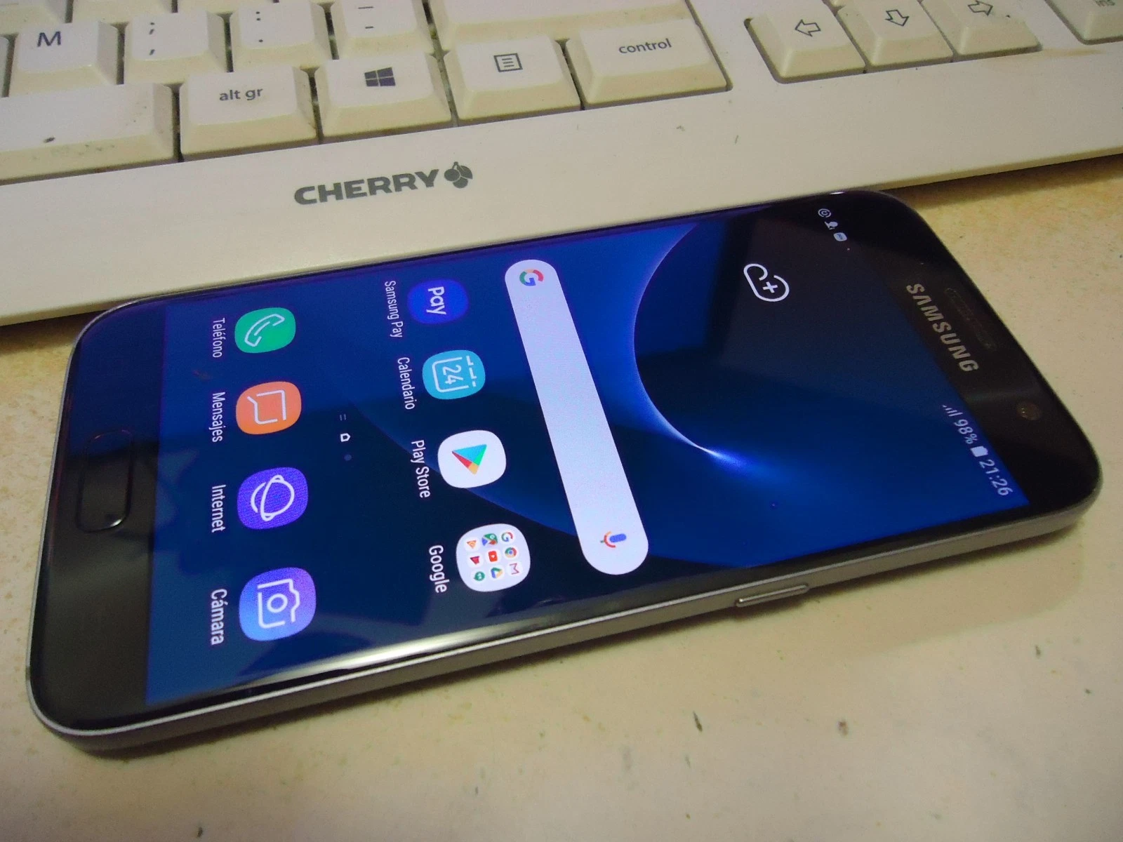 Uk Used Samsung Galaxy S7 (32Gb, Black Onyx) Brand: Samsung