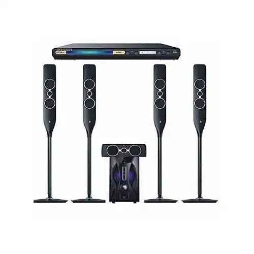 Bluetooth 5.1 Channel Home Theatre System With Built-In Dvd Player