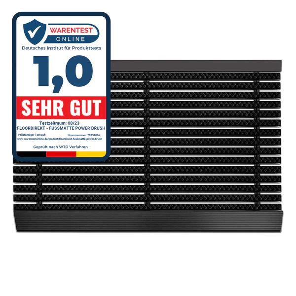 Power Brush High Performance Scraper Door Mat Heavy-Duty