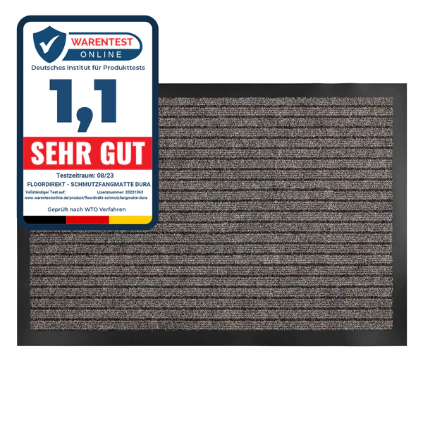 Dura Heavy-Duty Anti-Slip Indoor Outdoor Entrance Dirt Trapper Mat