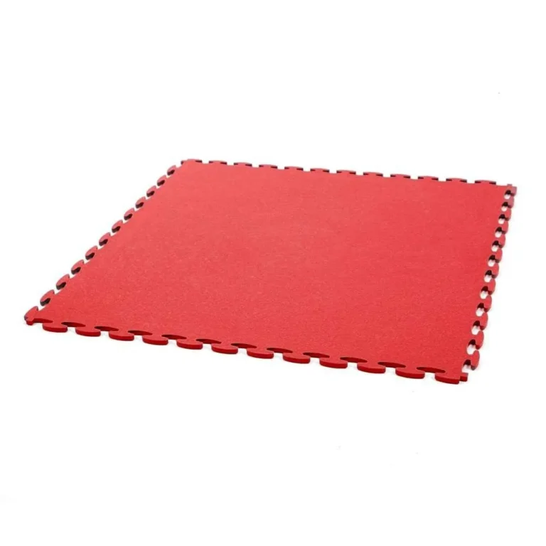 Duraflex 50Cm Red Interlocking Heavy-Duty Garage Floor Tile
