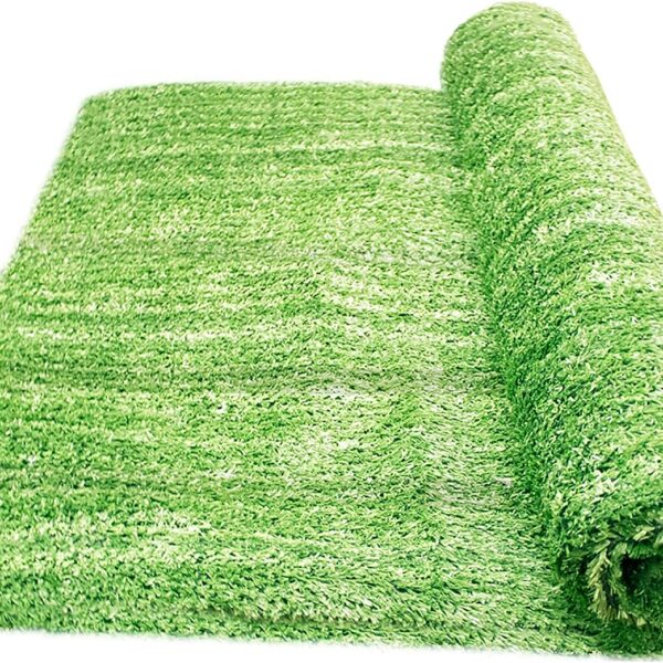 Artificial Green Grass Area Rug Indoor Outdoor Decorative Turf Mat